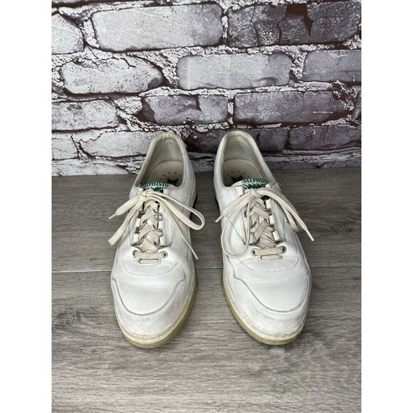 Mephisto RunOff Air Bag System White Leather Lace Up Shoes Women’s Sz 9M US/40EU - Picture 13 of 16